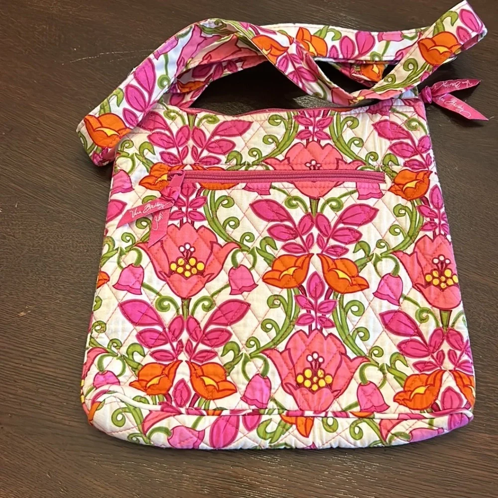 Vera Bradley Spring Floral Quilted Crossbody Bag - Picture 9 of 12